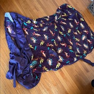 Weatherbeeta Fleece Cooler - Purple Otter Print